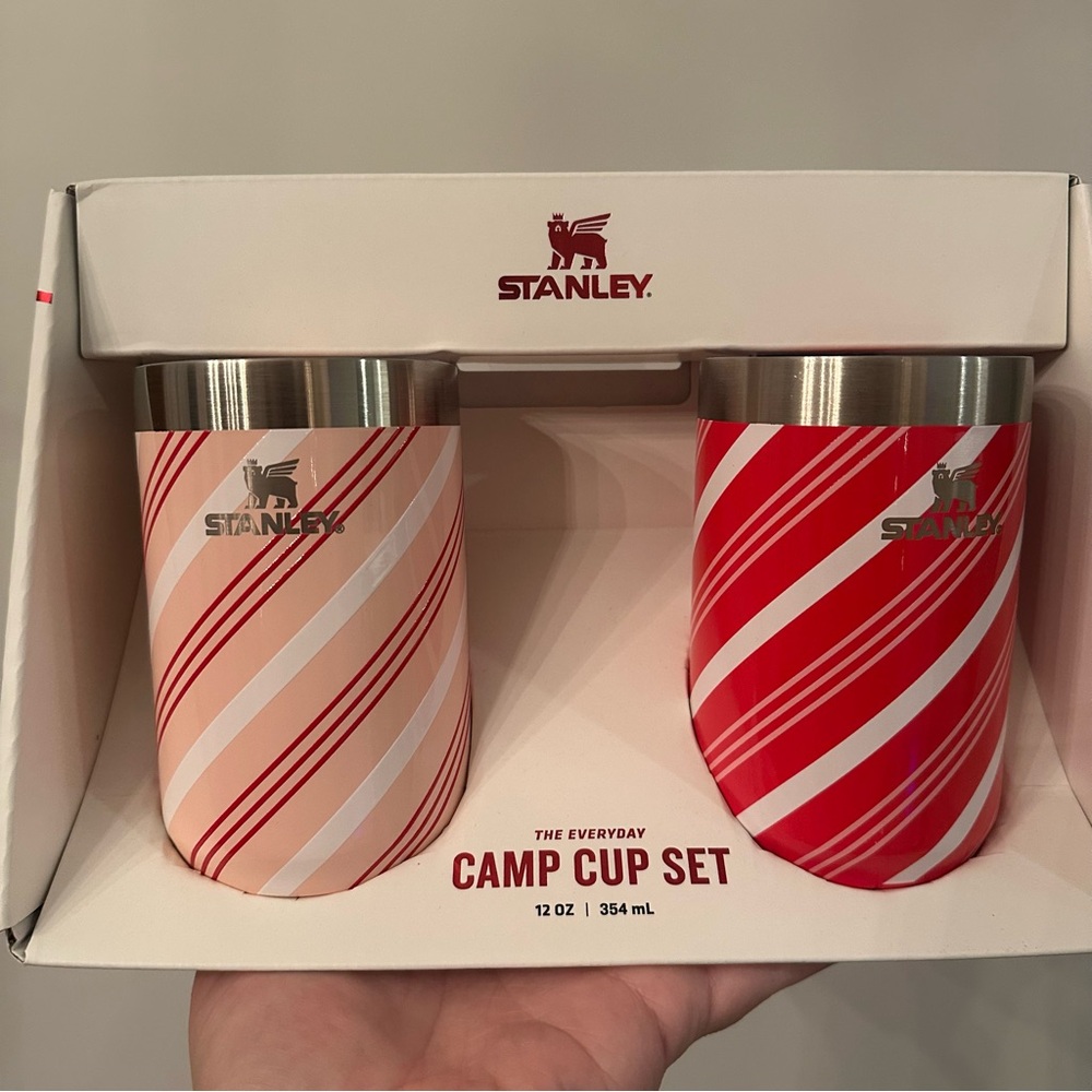 Stanley 2 pack 12 oz. Everyday cup candy cane and strawberry twist - NIB